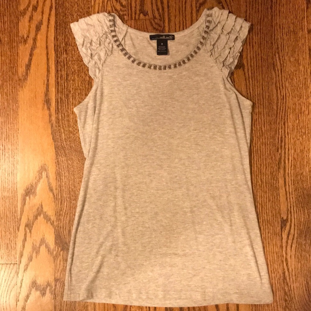 Beautiful gray top by Willi Smith in size M - Picture 2 of 8
